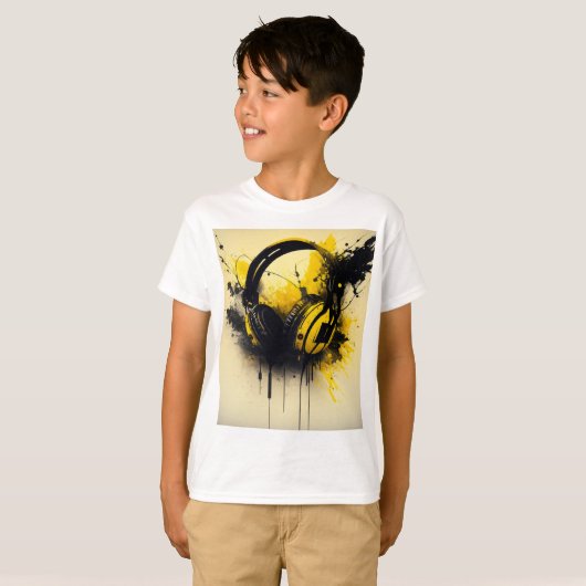 Abstract sudshirt t-shirt (Voorkant volledig)