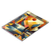Abstract Sunset Art-ontwerp Notitieboek (Linkerzijde)