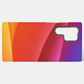 Abstract sunset colours in an elegant pattern samsung galaxy hoesje (Achterkant horizontaal)