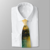 Abstract Sunset Over Teal Waters Stropdas (Gebonden)