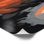 Abstract Sunset Perfect Poster (Hoek)