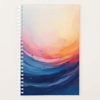 Abstract Swirl of Warmth and Depth