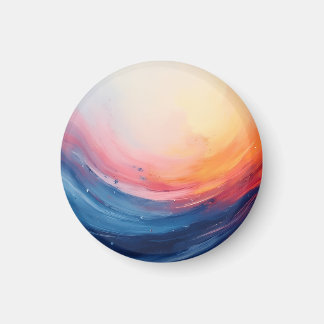 Abstract Swirl of Warmth and Depth Magneet