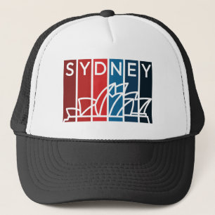 Abstract Sydney Opera House voor reisliefhebbers Trucker Pet