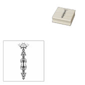 Abstract symbool (scepter) 	rubberstempel (Gestempeld)