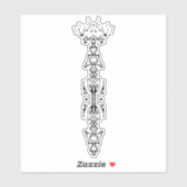 Abstract symbool ( scepter ) v1 sticker (Vel)