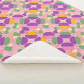 Abstract symmetrisch ontwerp sherpa deken (3/4)