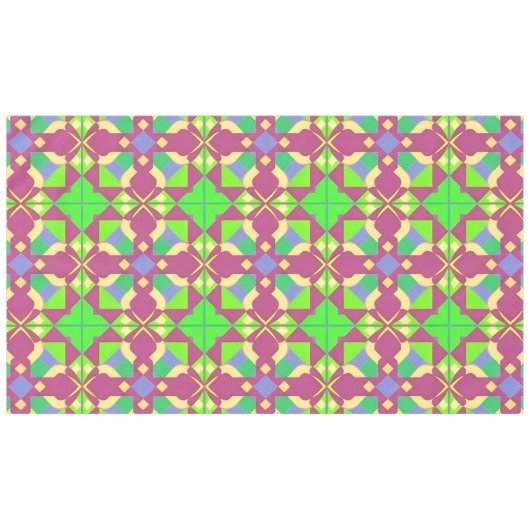 Abstract symmetrisch ontwerp tafelkleed (Voorkant (Horizontaal))