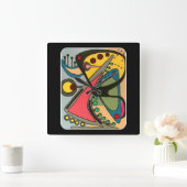 Abstract Talking Man uit de middeleeuwen schildere Vierkante Klok (Huis)