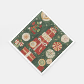 Abstract tapijt van Yuletide Servet (Hoek)