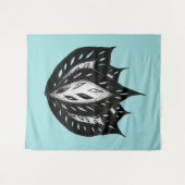 abstract tattoo voor gothics wandkleed (Voorkant (horizontaal))