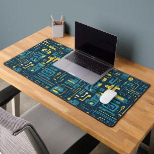 Abstract Techno Circuitry Design
