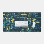 Abstract Techno Circuitry Design (Clavier et souris)