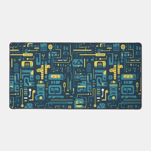 Abstract Techno Cirleer Design Bureaumat (Voorkant)