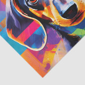 Abstract teckel tissuepapier (Detail)