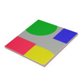 Abstract Tegeltje (Zijkant)