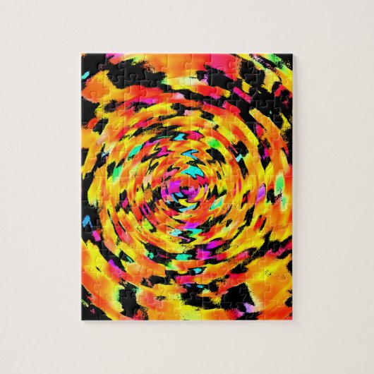 Abstract tekenen legpuzzel (Verticaal)