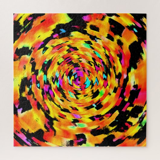 Abstract tekenen legpuzzel (Verticaal)
