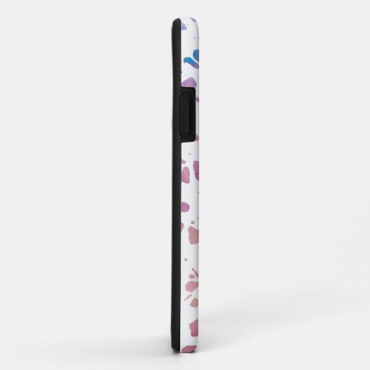 Abstract Terrazzo Mosaic Pink & Blue Pattern Case-Mate iPhone Case (Achterkant/rechts)