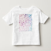 Abstract Terrazzo Mosaic Pink & Blue Pattern Kinder Shirts (Voorkant)