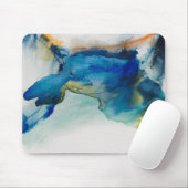 Abstract terrein - blauw muismat (Met muis)