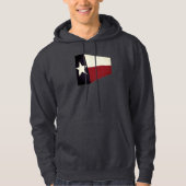 abstract texas flag mens hoodie (Voorkant)