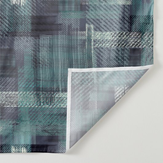 Abstract textured grey blue grunge pattern. wandkleed (Detail)