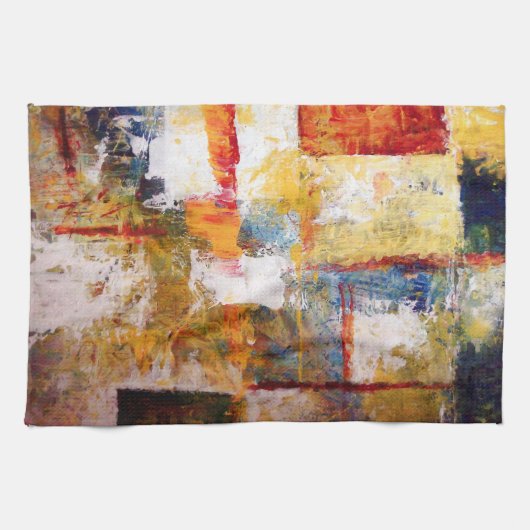 Abstract Theedoek (Horizontaal)