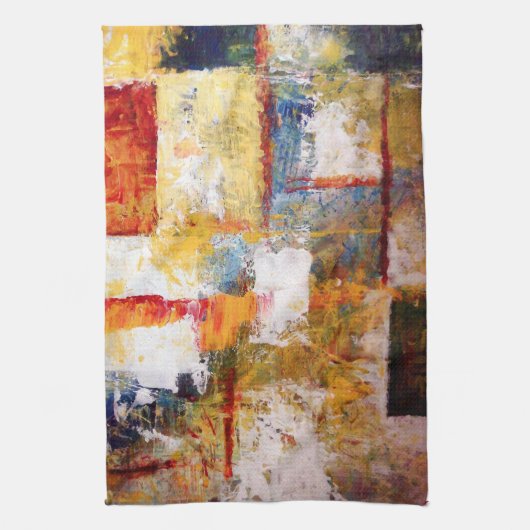 Abstract Theedoek (Verticaal)