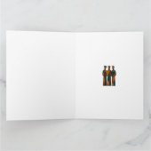 Abstract Three Wise Men Kaart (Binnen)