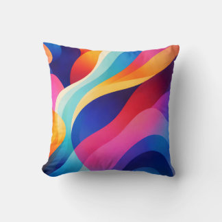 Abstract throw pillow kussen