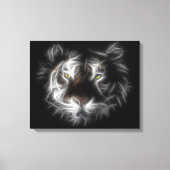 Abstract tijgeromwikkeld doek canvas afdruk (Voorkant)