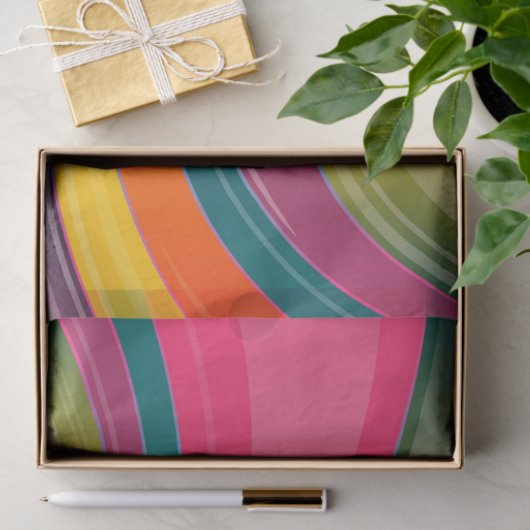 abstract tissuepapier met cirkelwerveling (Geschenk)