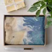 Abstract tissuepapier van het strand (Geschenk)