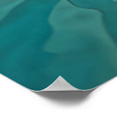 Abstract Topographic Ocean Art Poster (Hoek)