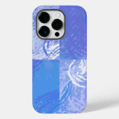 Abstract Tossed Turquoise en Paars Case-Mate iPhone Case (Achterkant)