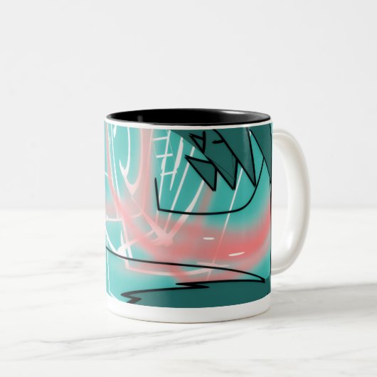 Abstract Traction Mug (Devant droit)