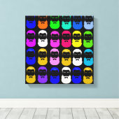 Abstract trapsgewijze doek canvas afdruk (Insitu (Houten vloer))