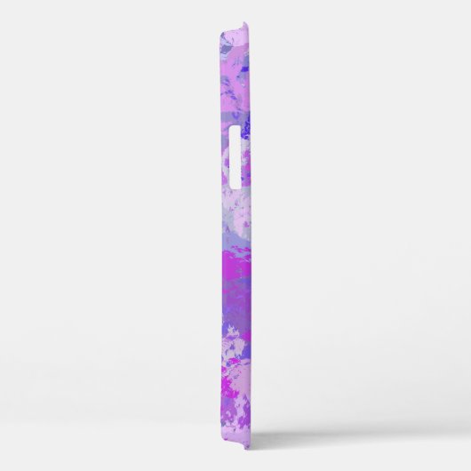 Abstract trendy camouflage roze paars blauw Case-Mate iPhone case (Achterkant / Rechts)