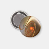 Abstract trendy en elegant 3d design magneet (Voorkant / Achterkant)