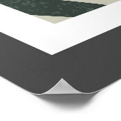 Abstract trendy ontwerp poster (Hoek)