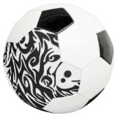 Abstract Tribale Wolf Voetbal (Drie kwart)