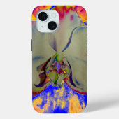 Abstract tropisch bloemschilderij kleurrijke orchi Case-Mate iPhone case (Achterkant)