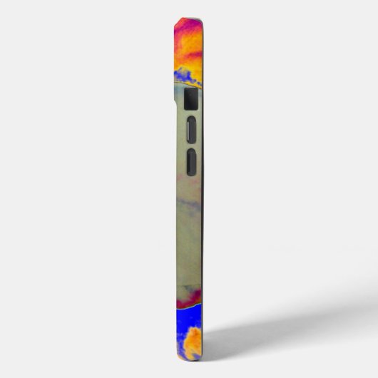 Abstract tropisch bloemschilderij kleurrijke orchi Case-Mate iPhone case (Achterkant / Links)