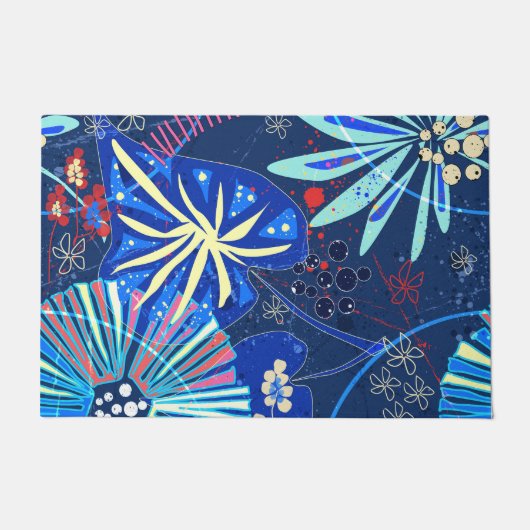 Abstract tropisch deurmat (Voorkant)