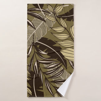 Abstract tropisch naadloos patroon met kleurrijke badhanddoek