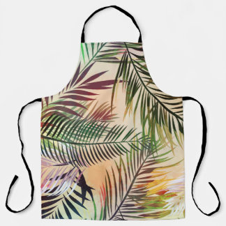 Abstract tropisch plant.  illustratie schort