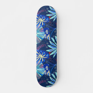 Abstract tropisch skateboard