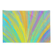 Abstract tropisch zomerfeest kussensloop (Achterkant-Rechts)