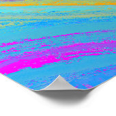 Abstract tropisch zomerfeest poster (Hoek)